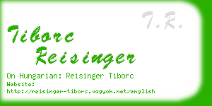 tiborc reisinger business card